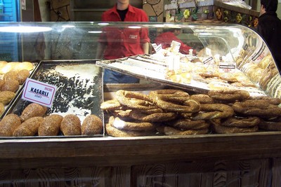 Simit shop in Eminonu